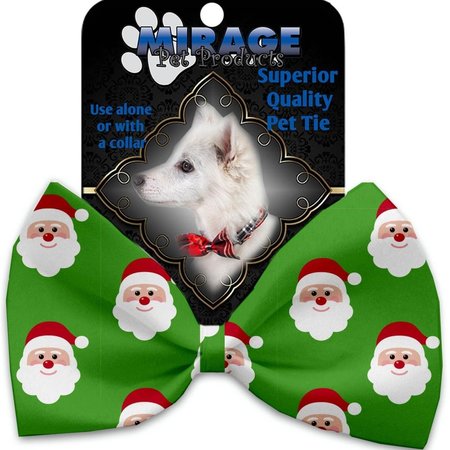 MIRAGE PET PRODUCTS Smiling Santa Pet Bow Tie 1284-BT